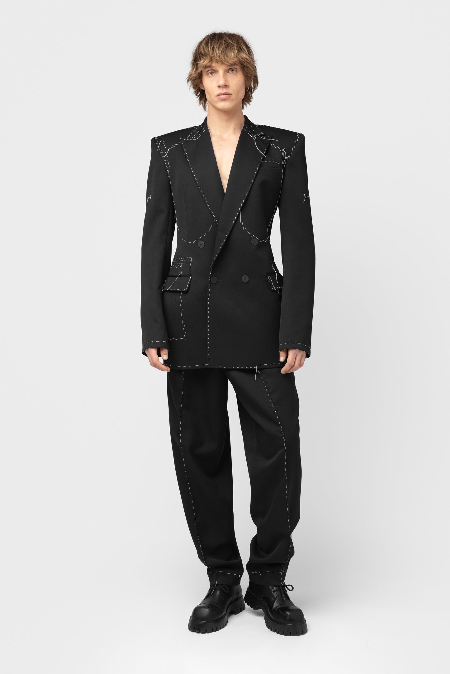 MEN'S SUIT WITHOUT FLEECE