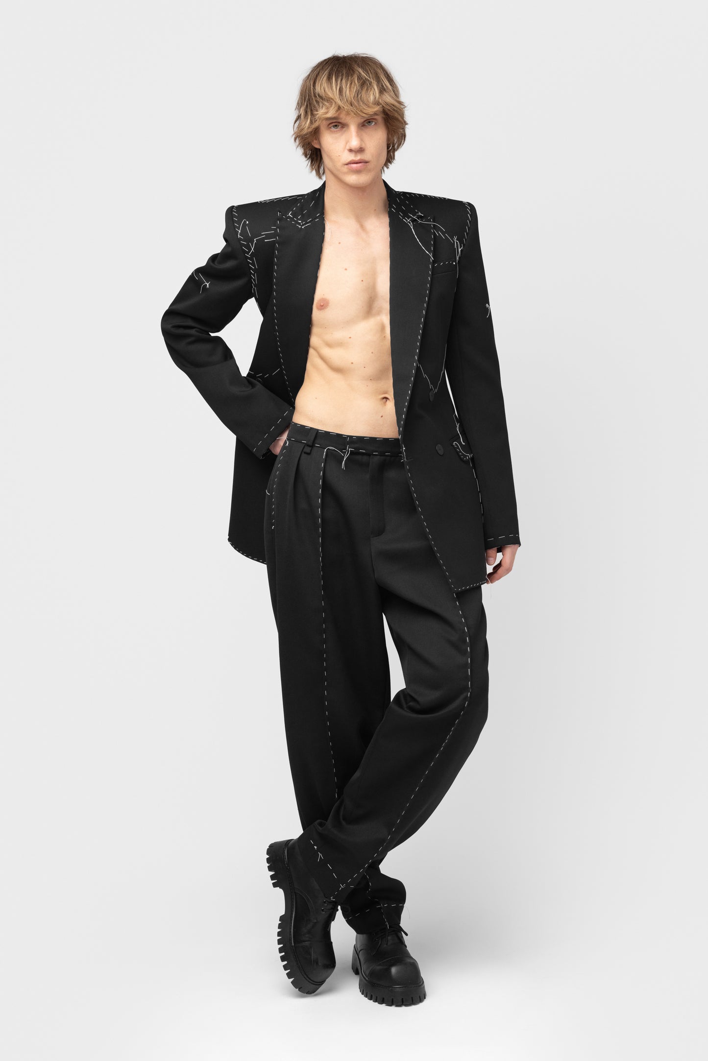MEN'S SUIT WITHOUT FLEECE