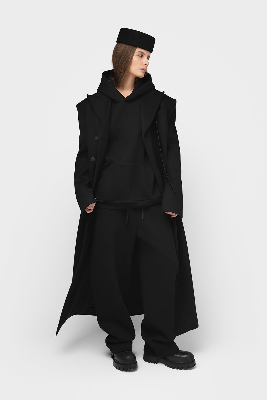 OVERSIZED HOODIE SU PŪKU