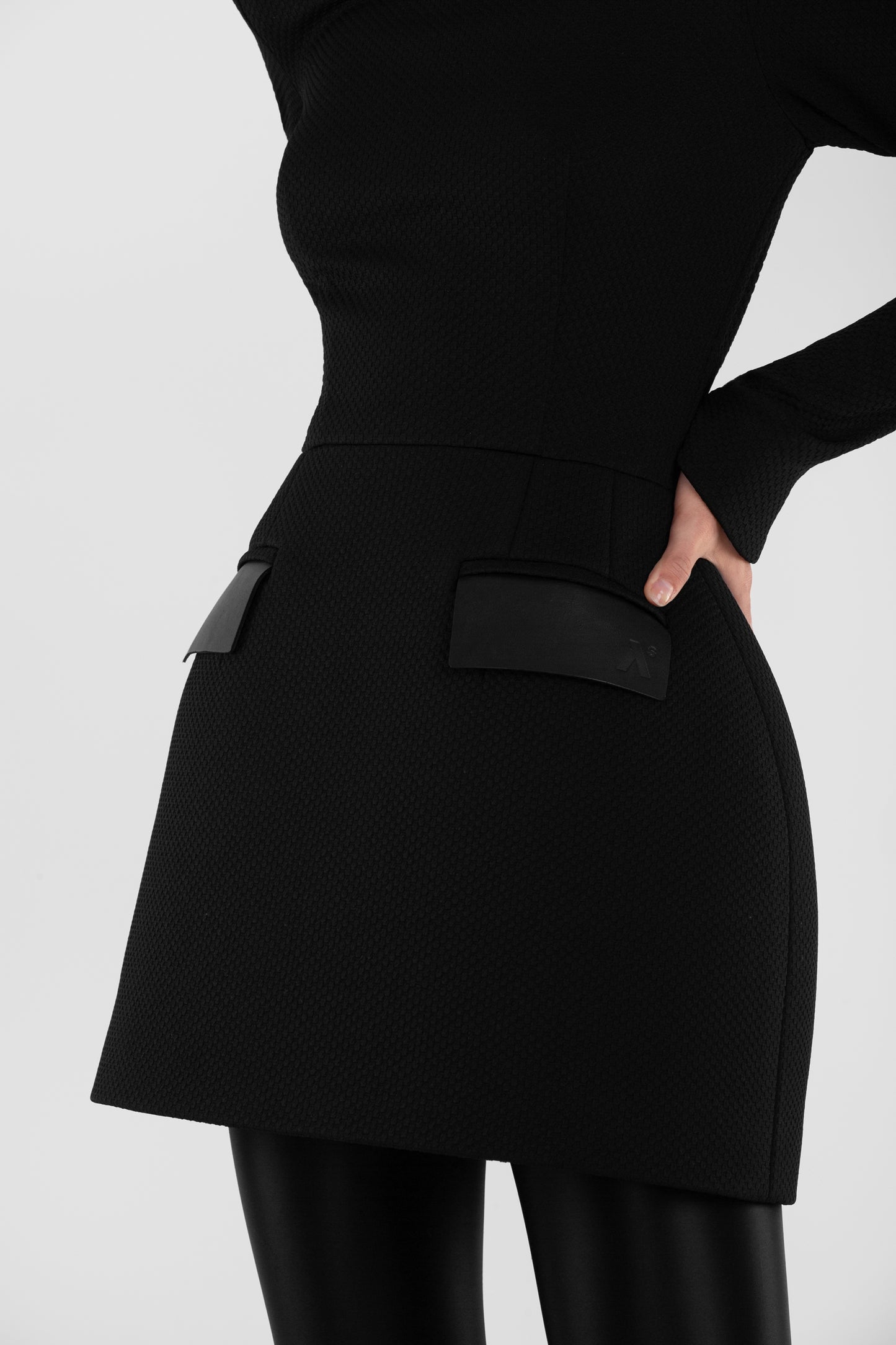 KONE DRESS WITH COLLAR