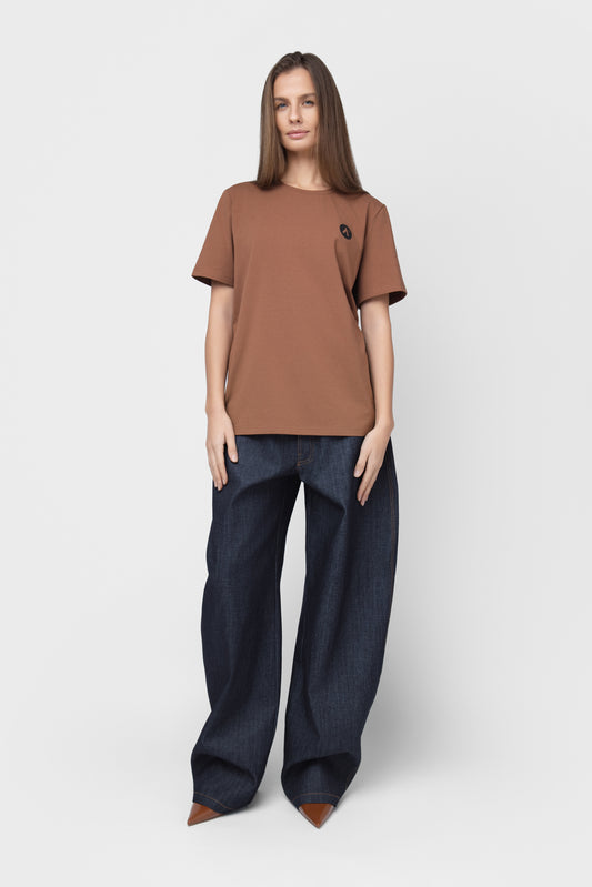 T-SHIRT WITH ELASTANE