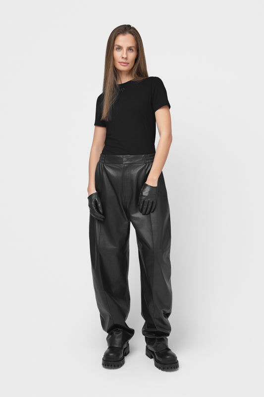 GENUINE LEATHER TROUSERS