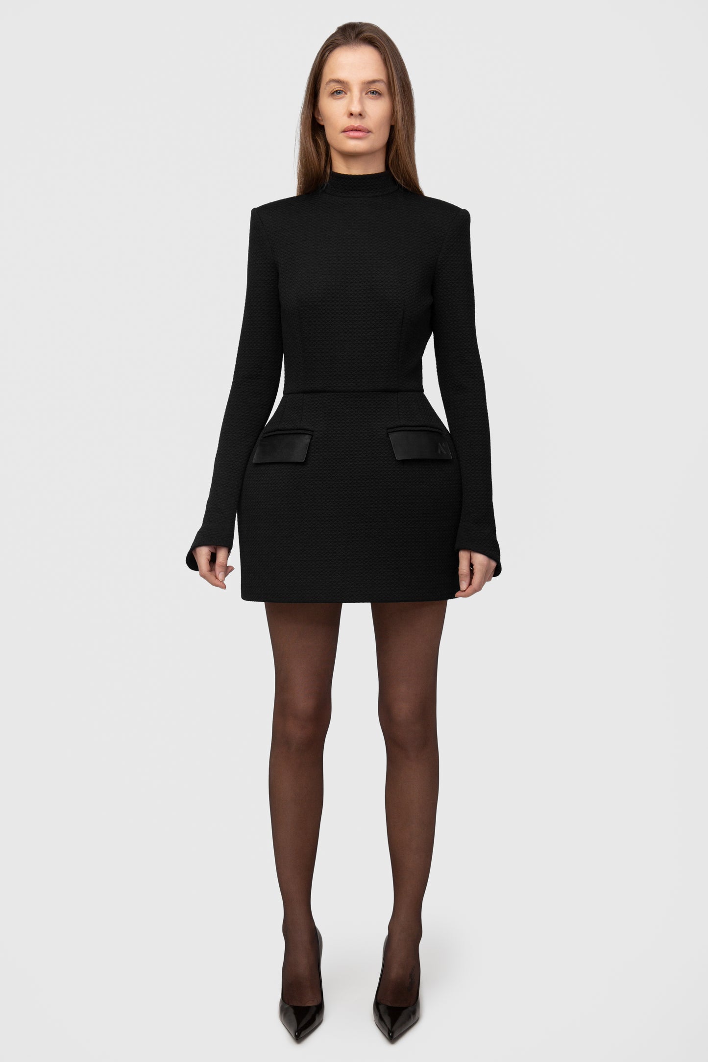 KONE DRESS WITH COLLAR