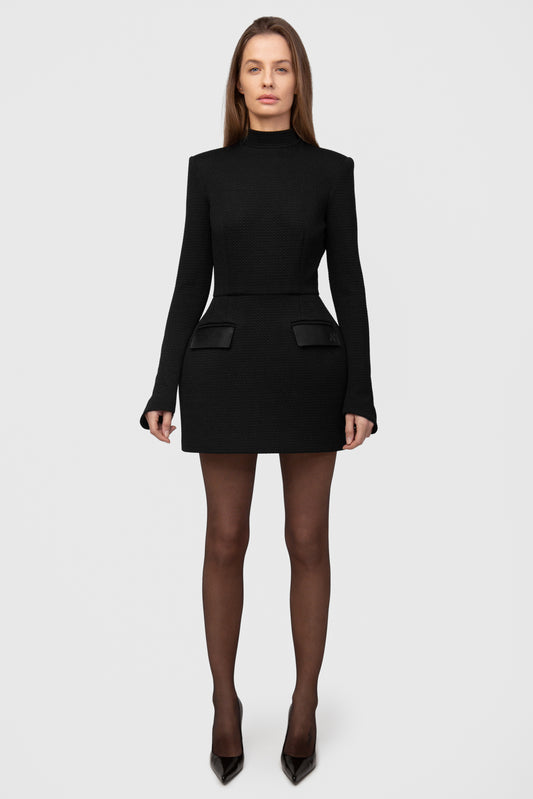 KONE DRESS WITH COLLAR