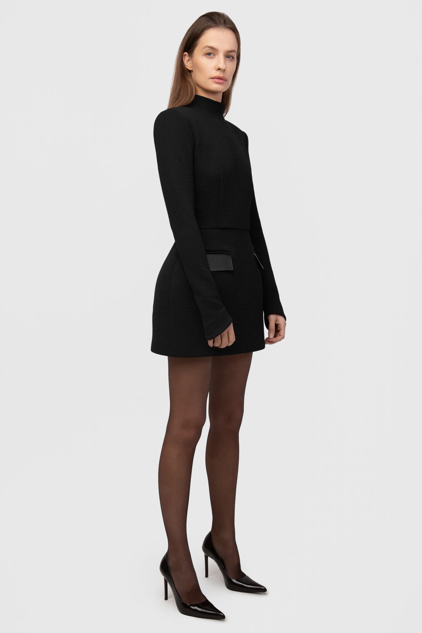 KONE DRESS WITH COLLAR