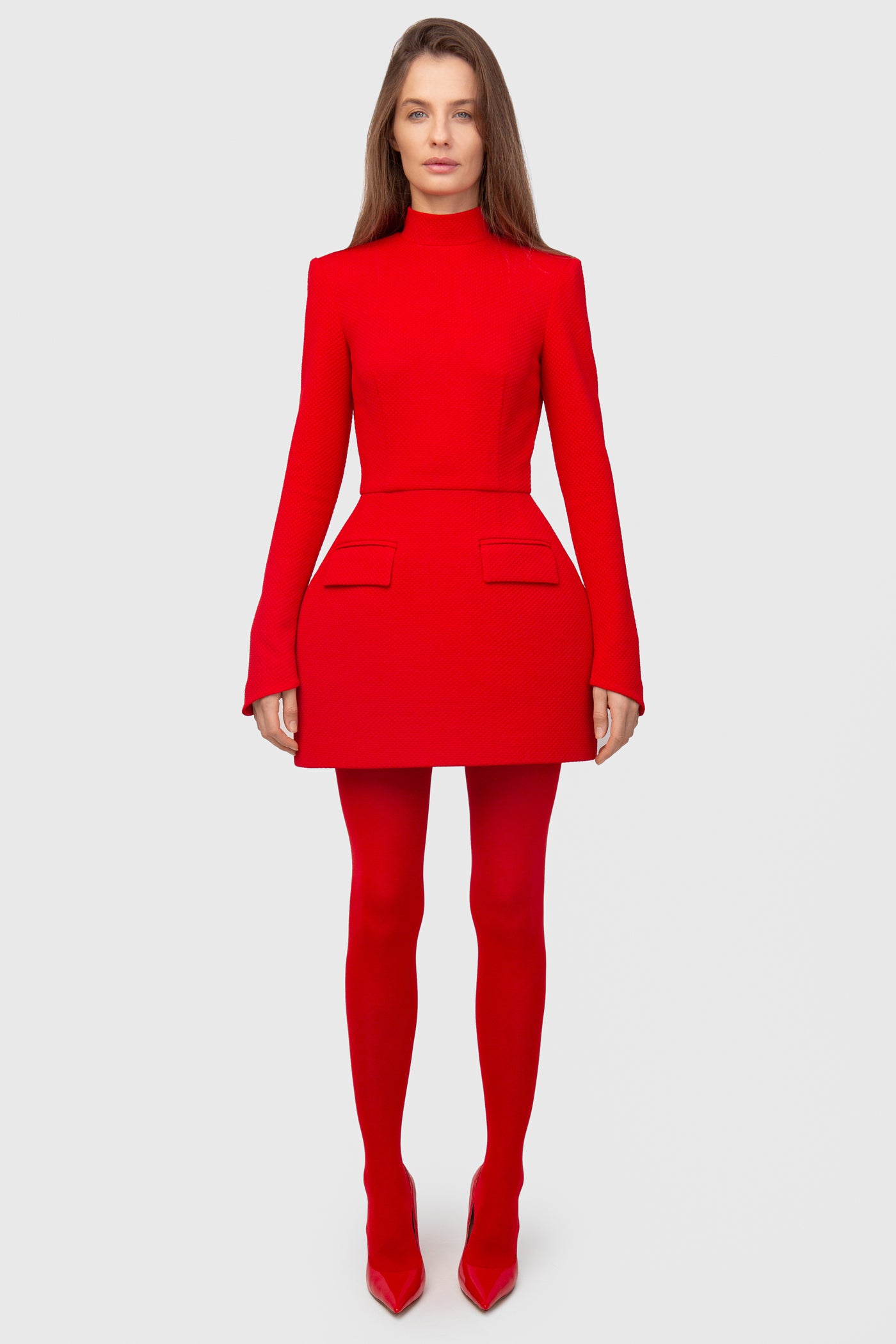 KONE DRESS WITH COLLAR