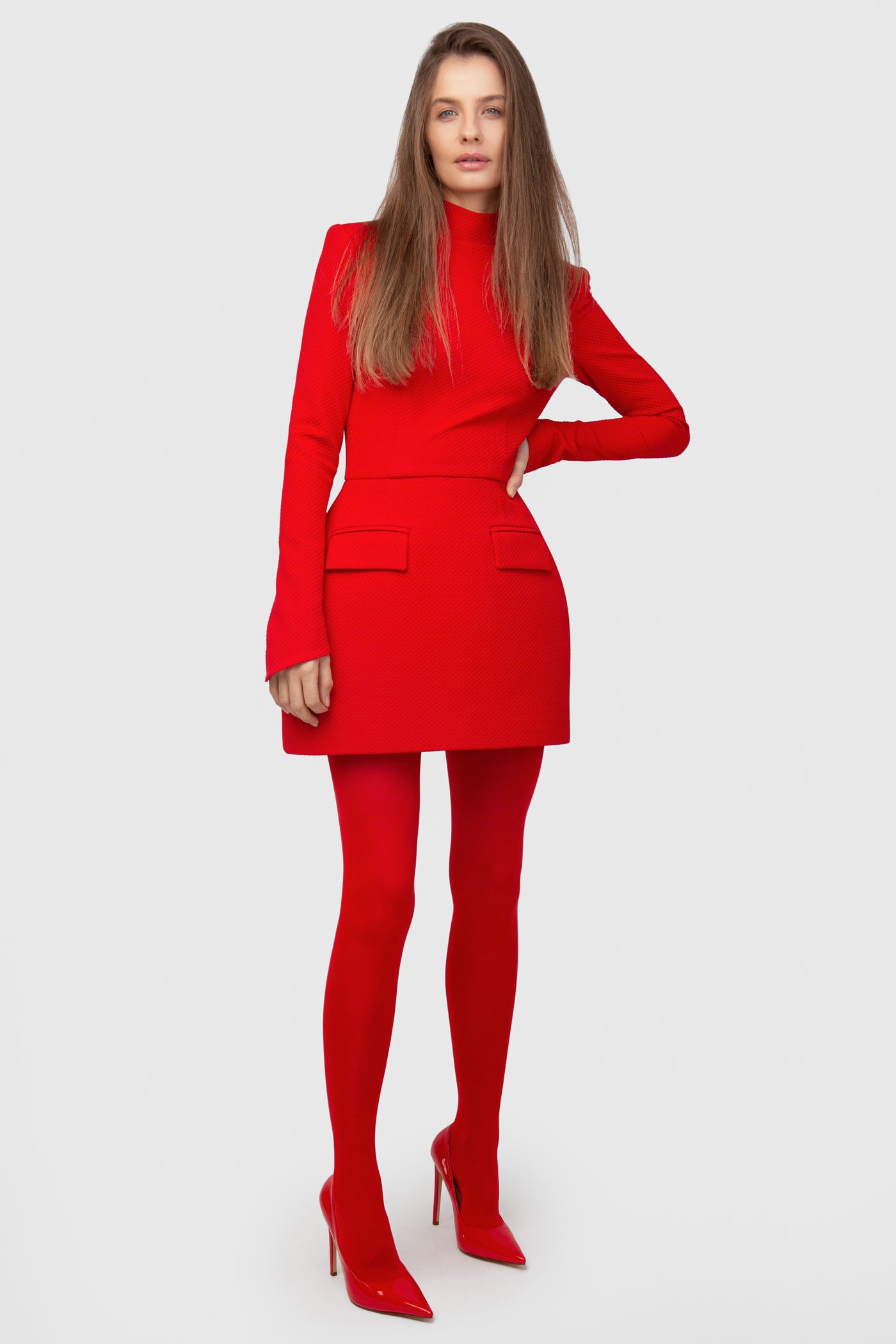 KONE DRESS WITH COLLAR