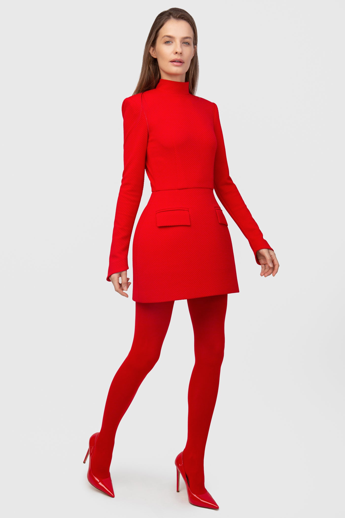 KONE DRESS WITH COLLAR