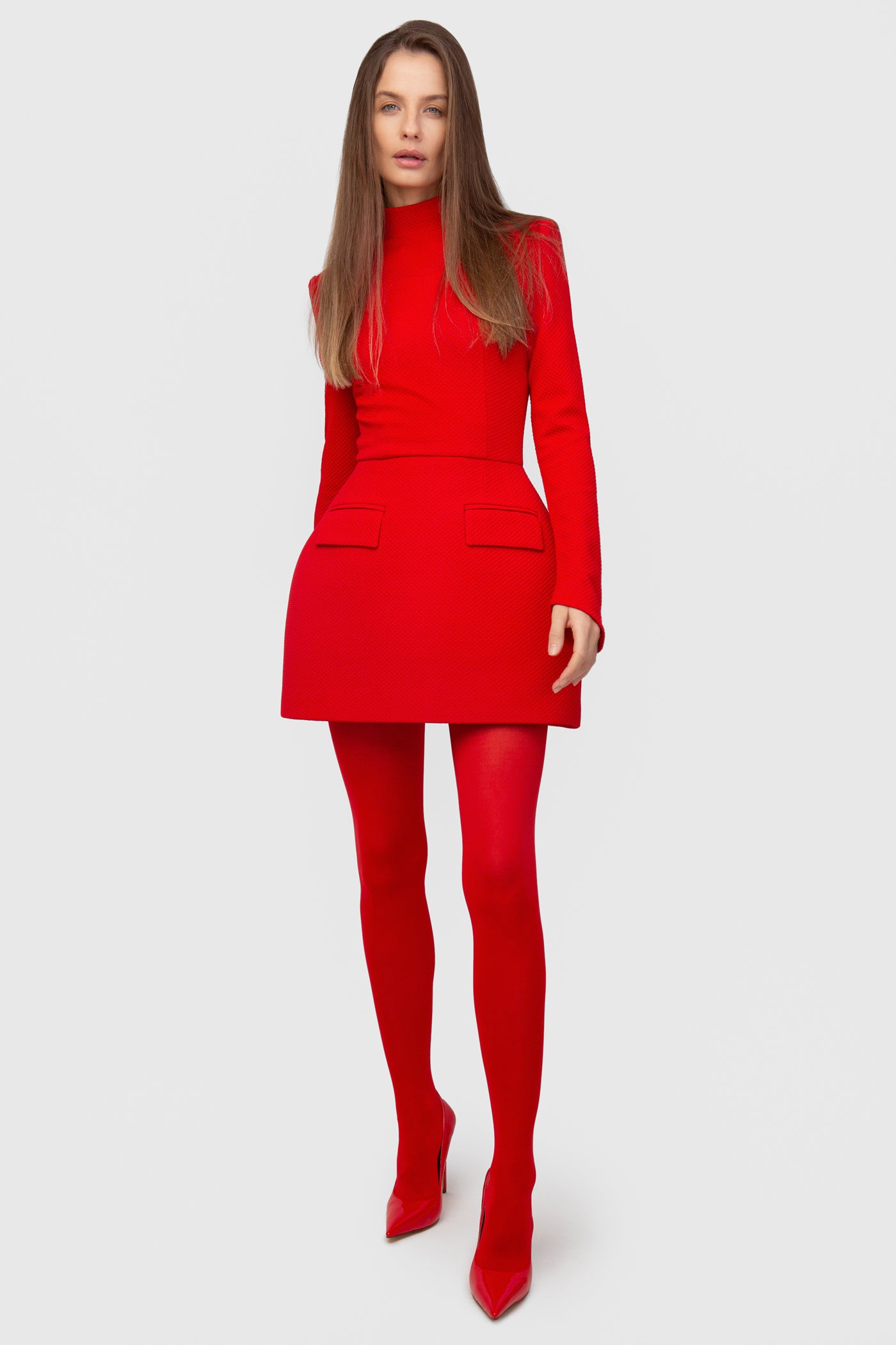 KONE DRESS WITH COLLAR