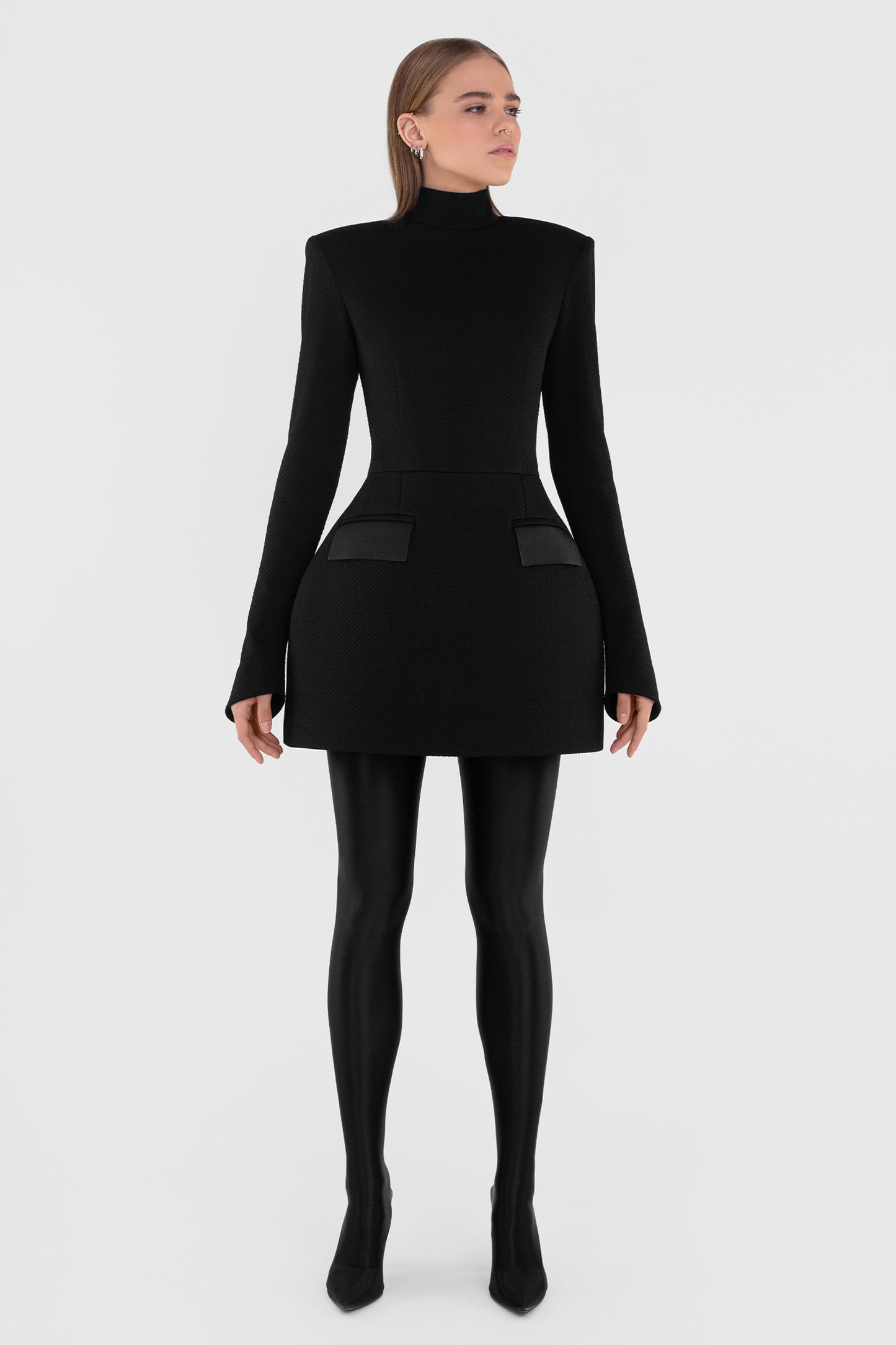 KONE DRESS WITH COLLAR