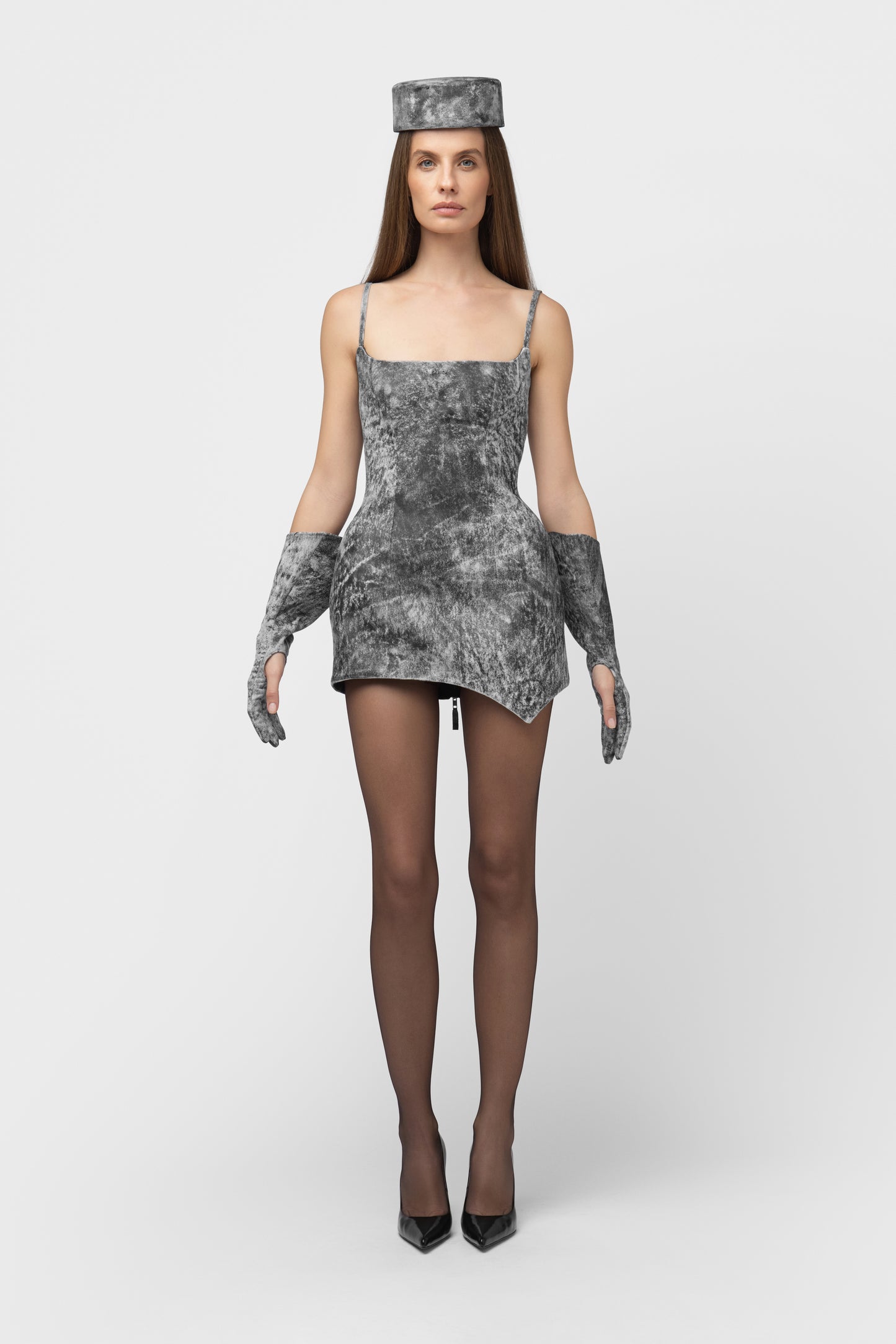 STITCHED DRESS - BASTED