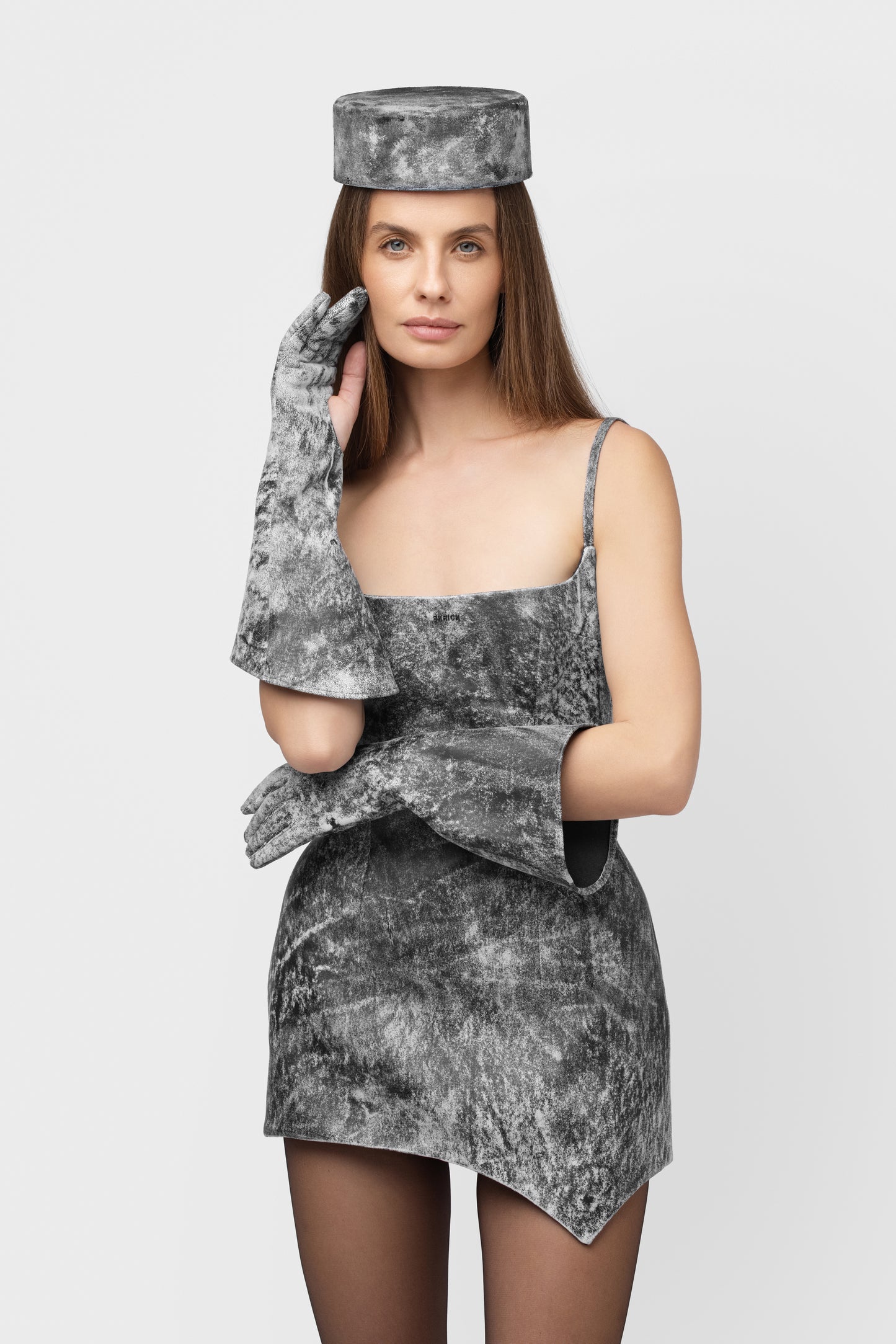 STITCHED DRESS - BASTED