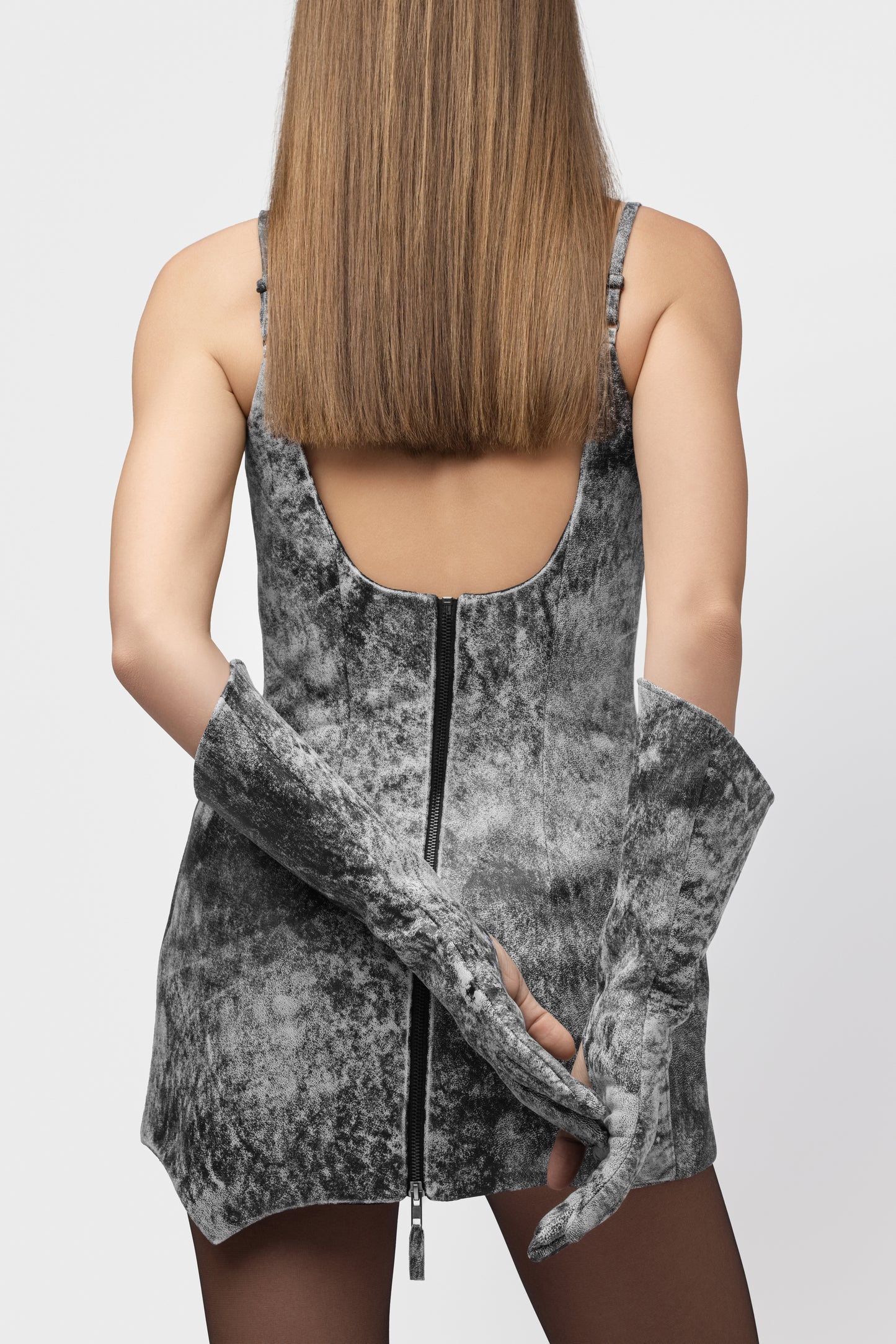 STITCHED DRESS - BASTED
