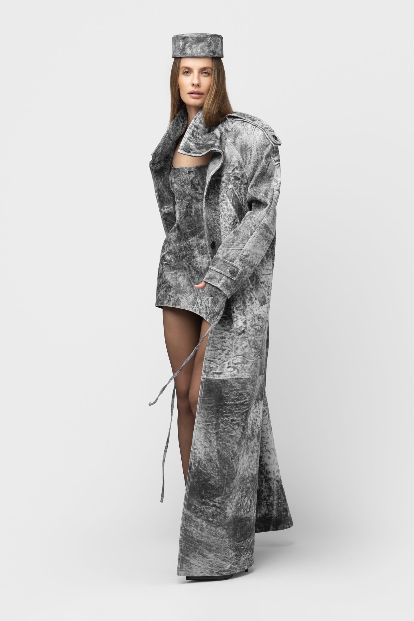 STITCHED DRESS - BASTED