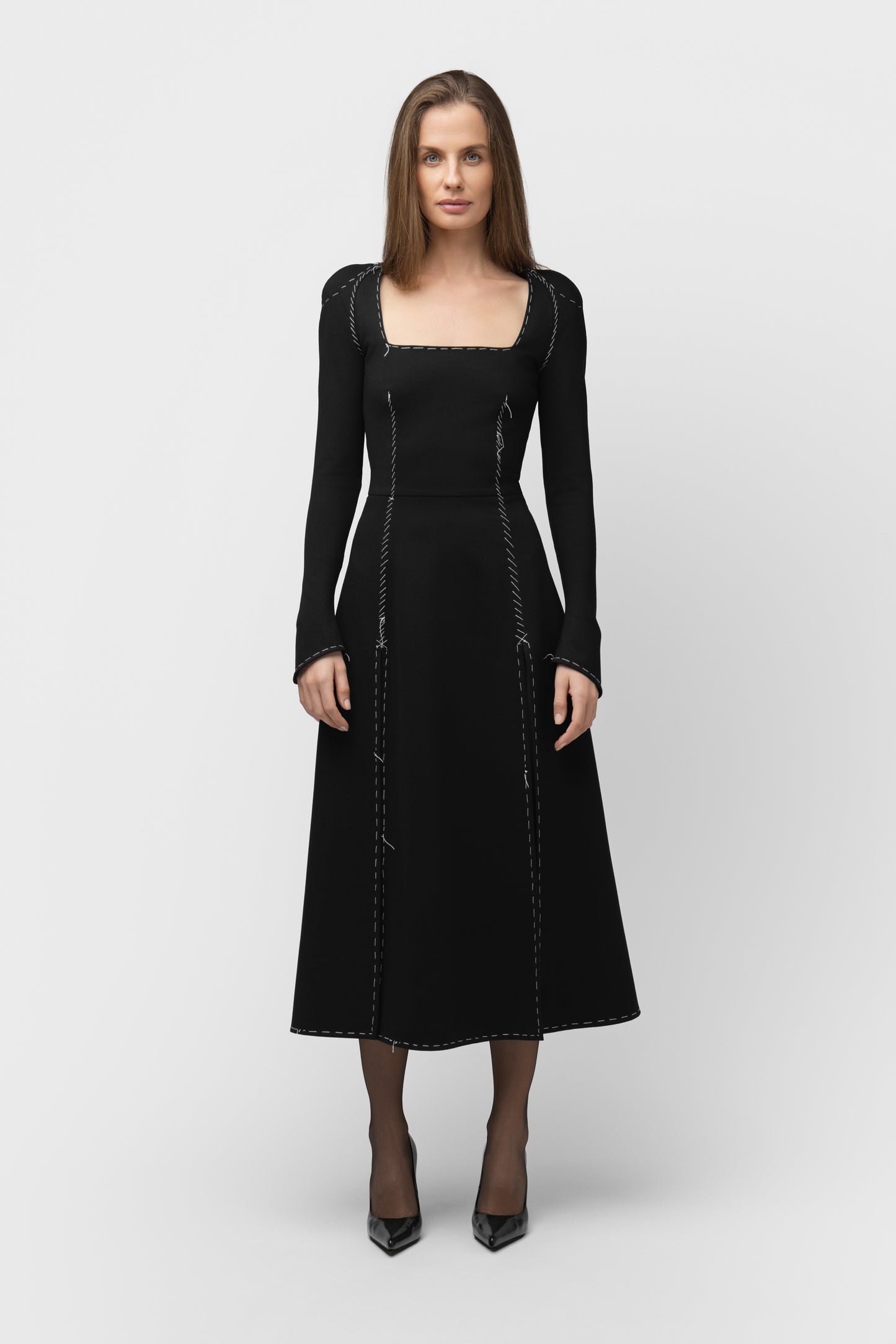 STITCHED DRESS - BASTED
