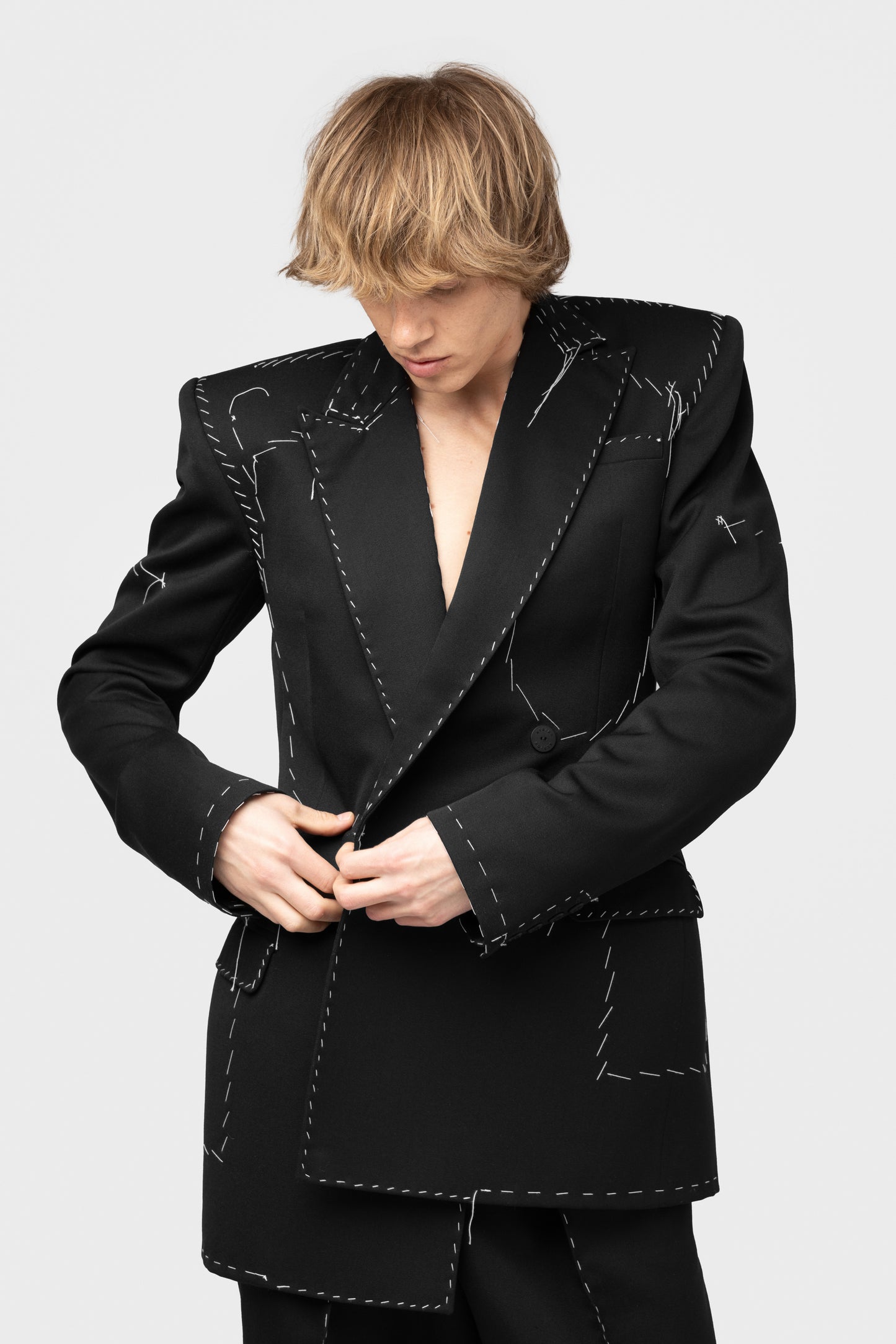 MEN'S SUIT WITHOUT FLEECE