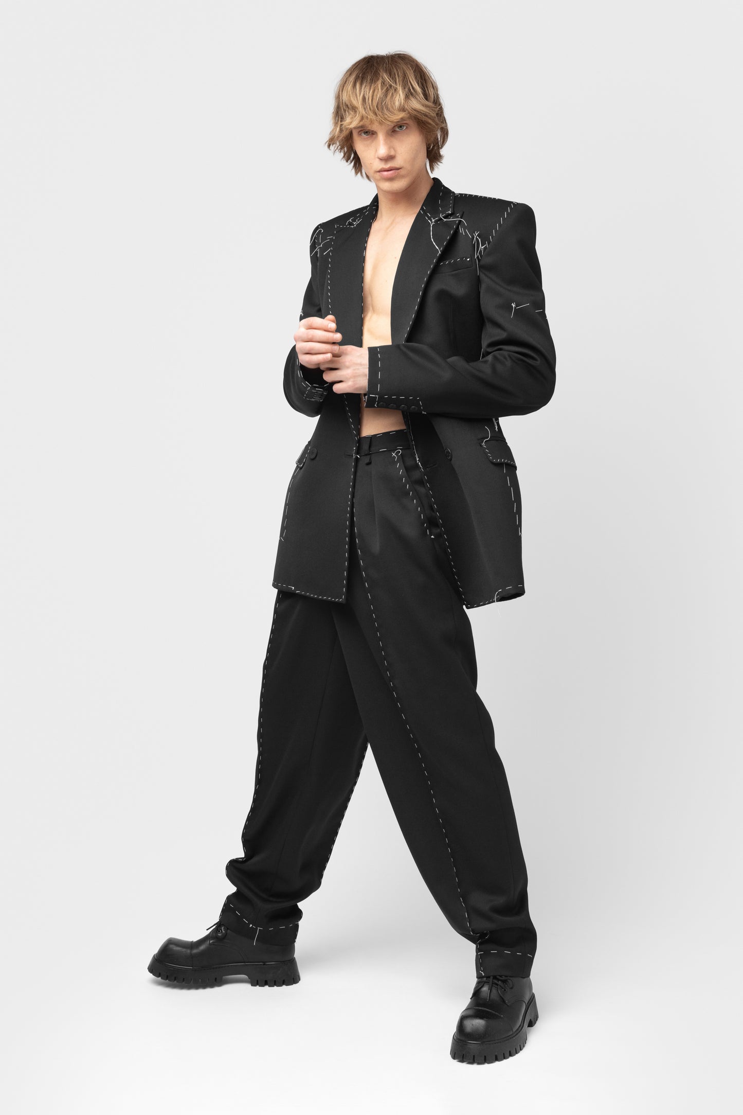 MEN'S SUIT WITHOUT FLEECE