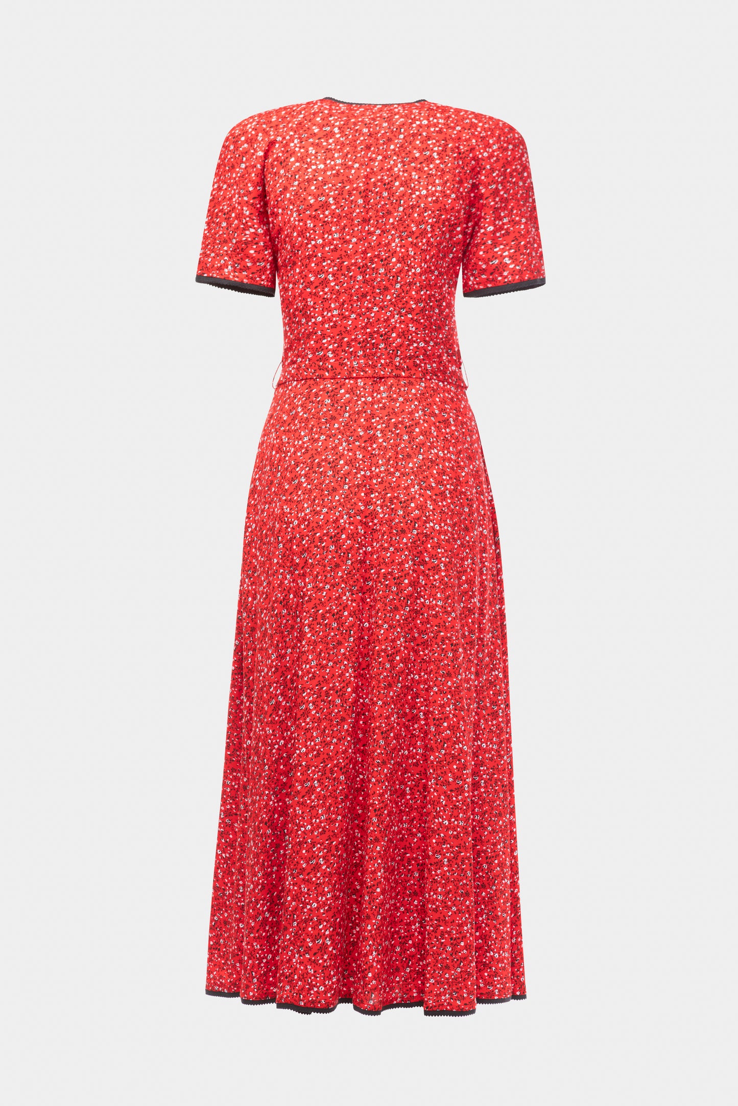 BLUMENKLEID - ROT