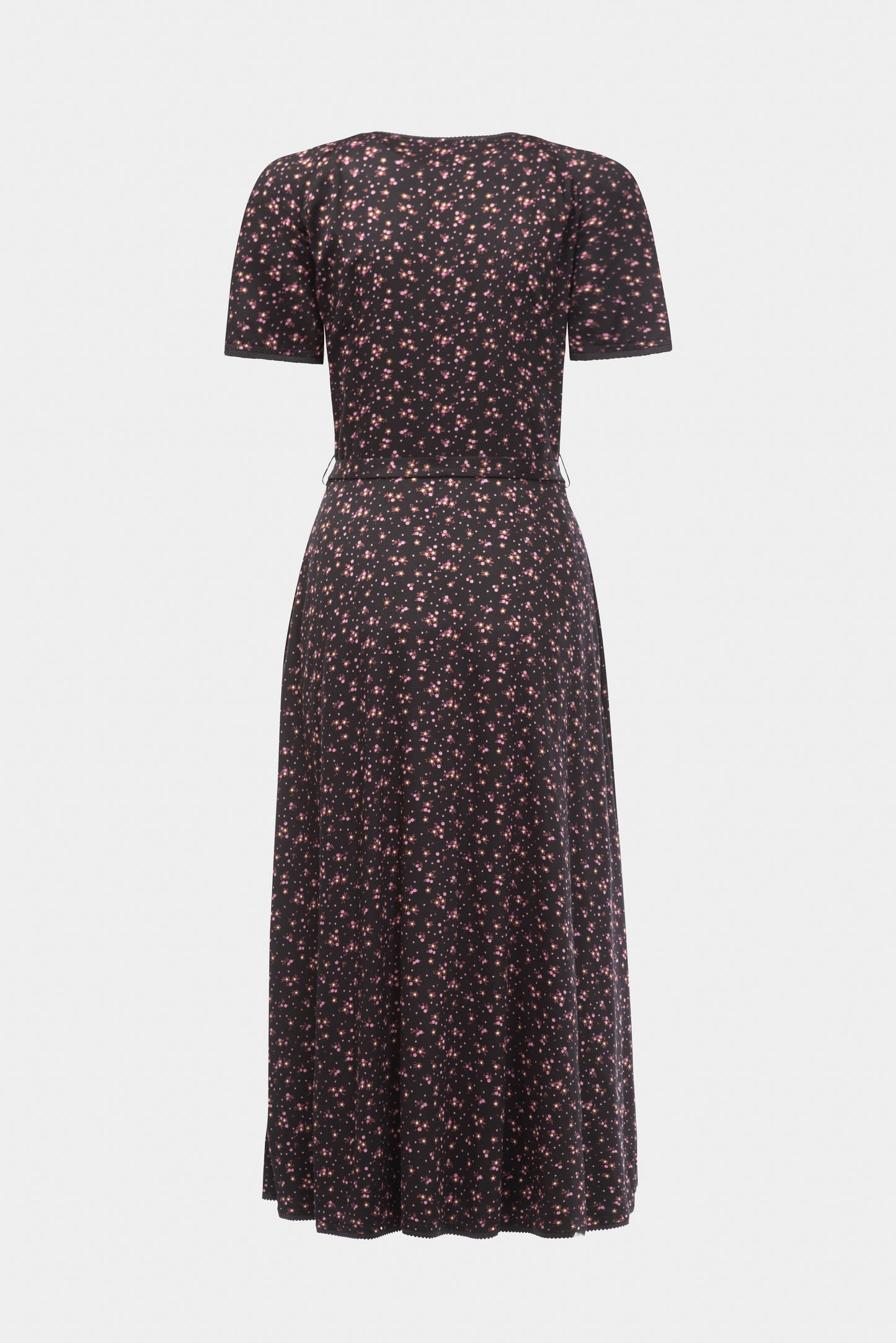 BLUMENKLEID - SCHWARZ