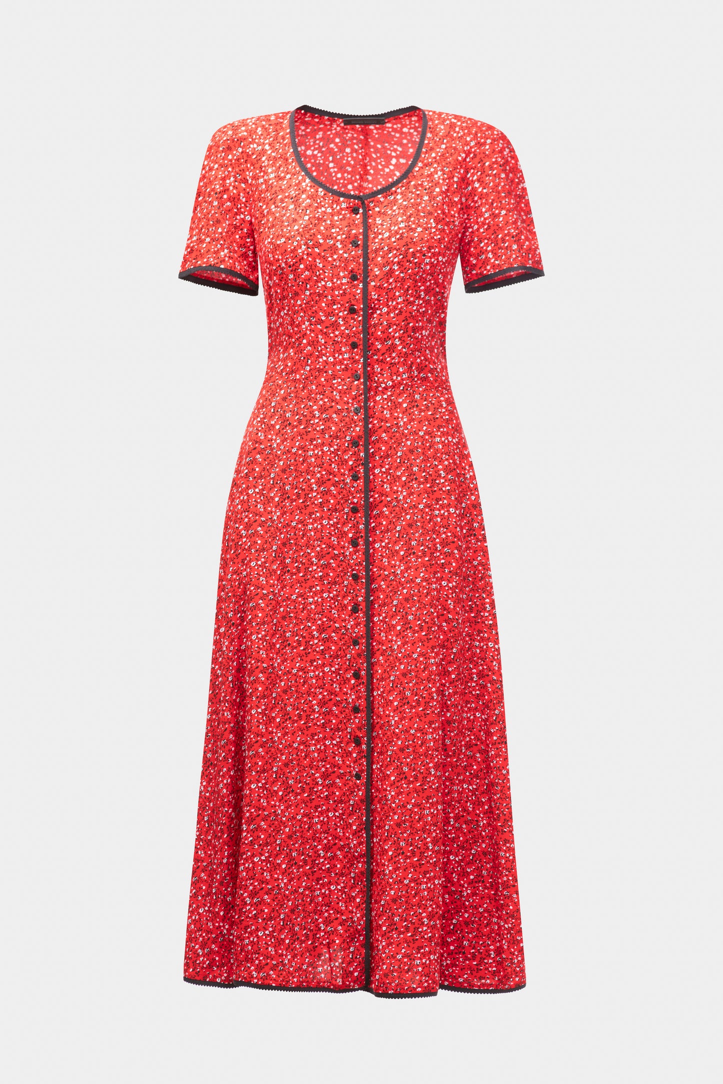 BLUMENKLEID - ROT